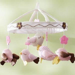 Pottery Barn Kids Penelope Birds Musical Mobile in excellent condition